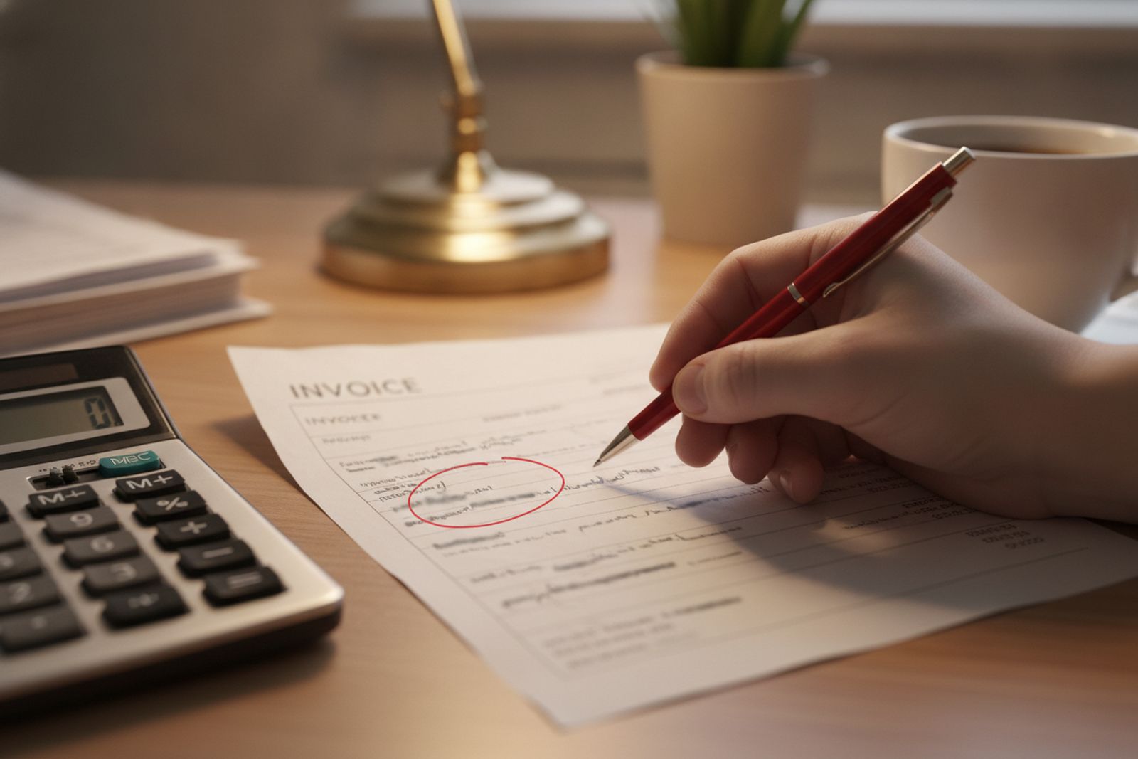 Confusing invoice with unexplained line items